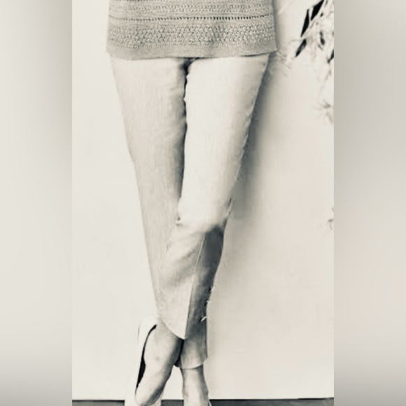 J jill Sz s stretch linen crop pant - Picture 15 of 15